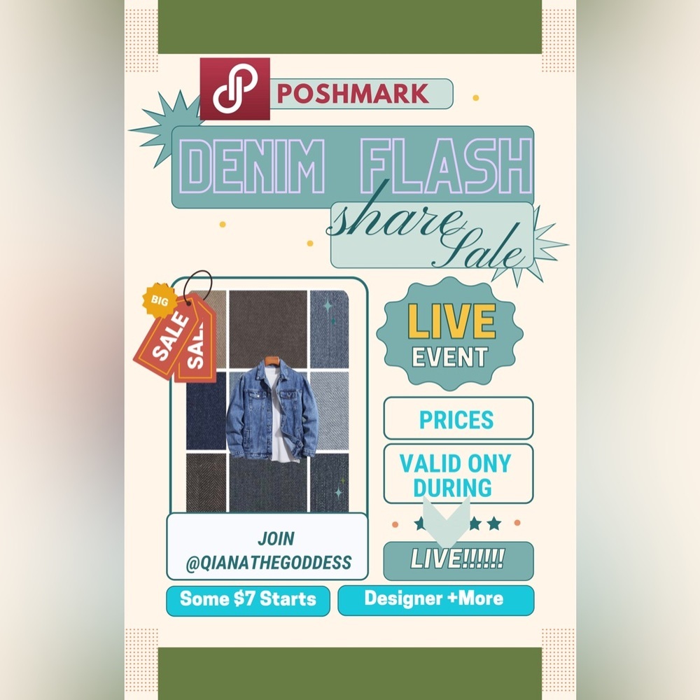 ALL DENIM ITEMS! SHARING MINE AND YOURS! LIKE TO NOTIFY + TAGS/HEARTS TO RUN